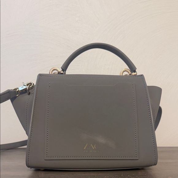 Zac Posen Gray Crossbody Bag with Gold Hardware - Picture 2 of 9